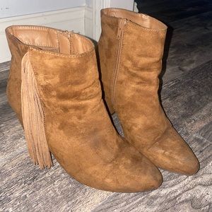 Forever 21 Tassle Booties
